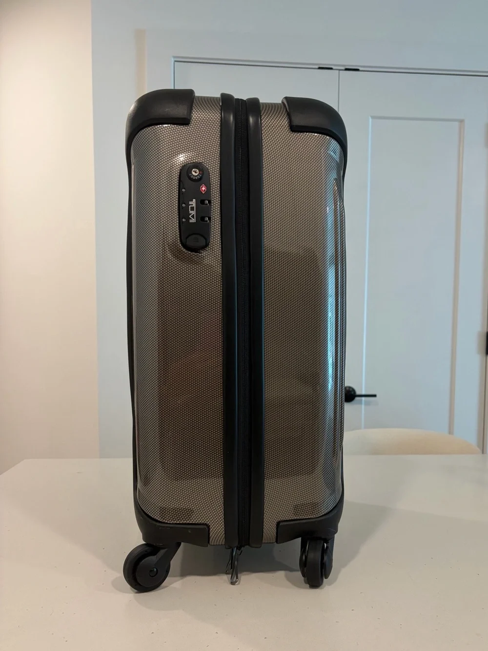 Tumi Metallic Taupe Two-Piece Spinner Luggage Set